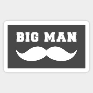 Big Man Cute Moustache Papito Sticker